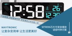 可錄音的語音時鐘方案：老人的吃藥提示器與計劃管理時鐘