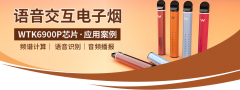＂電子煙智能化創(chuàng)新體驗：WTK6900P語音交互芯片方案，融合頻譜計算、精準語音